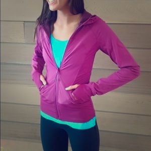 Lululemon Plum Zip-up Hoodie Small